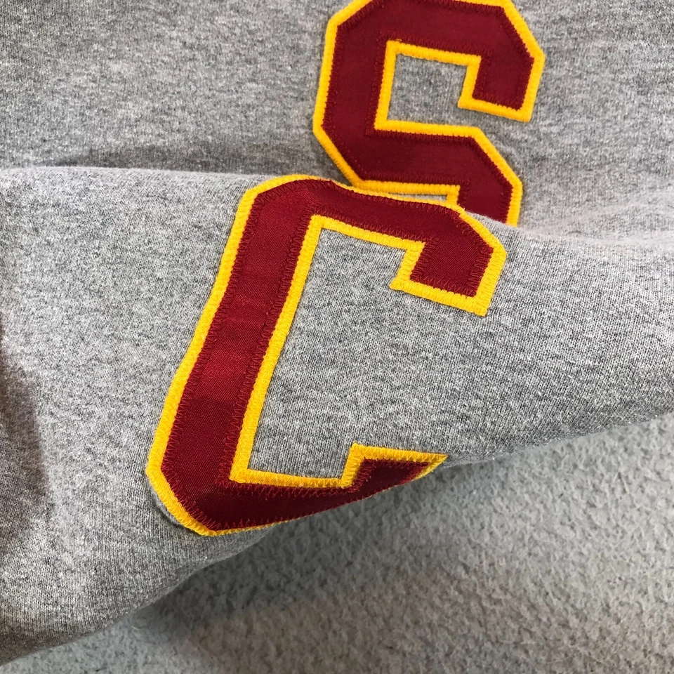 Pantalones de chándal USC Trojans para hombre S gris deletreado Russel Athletic Foto 3 de 4