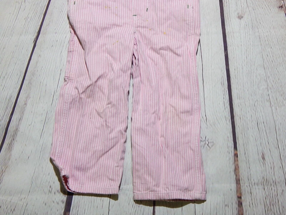 Mono John Deere Rosa y Blanco Rayas Ferrocarril Niñas Talla 5 Usado Regular Foto 3 de 4