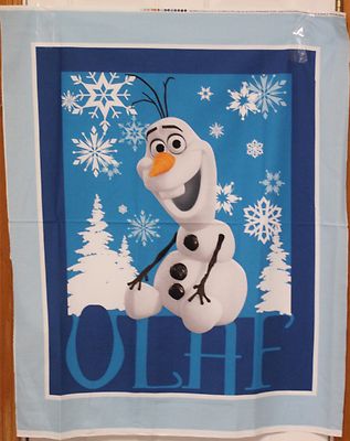 Disney Frozen Olaf Quilt Panel Fabric by Springs Creative btp