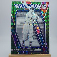 Lou Boudreau 2021 Panini Mosaic Will to Win Green #WTW11 Cleveland Indians