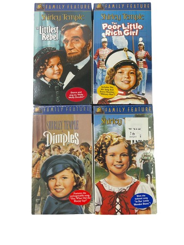 Shirley Temple VHS Complete Set Of 14 - 20th Century Fox Feature Movies SEALED - Picture 4 of 9