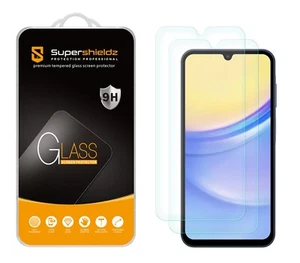[2-Pack] Supershieldz Tempered Glass Screen Protector for Samsung Galaxy A15 5G