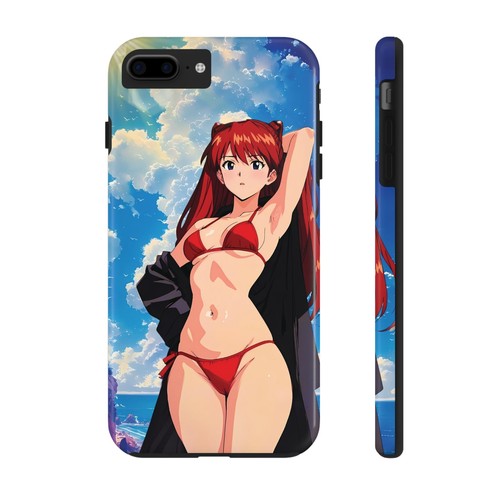 Kawaii Asuka Waifu Tough Phone Case Anime Manga Protective Cover Evangelion Geek - Picture 115 of 132
