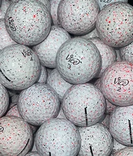 24 Red/Black Vice Drip Mix Used Golf Balls - 4A/5A Grades  AAAA / AAAAA