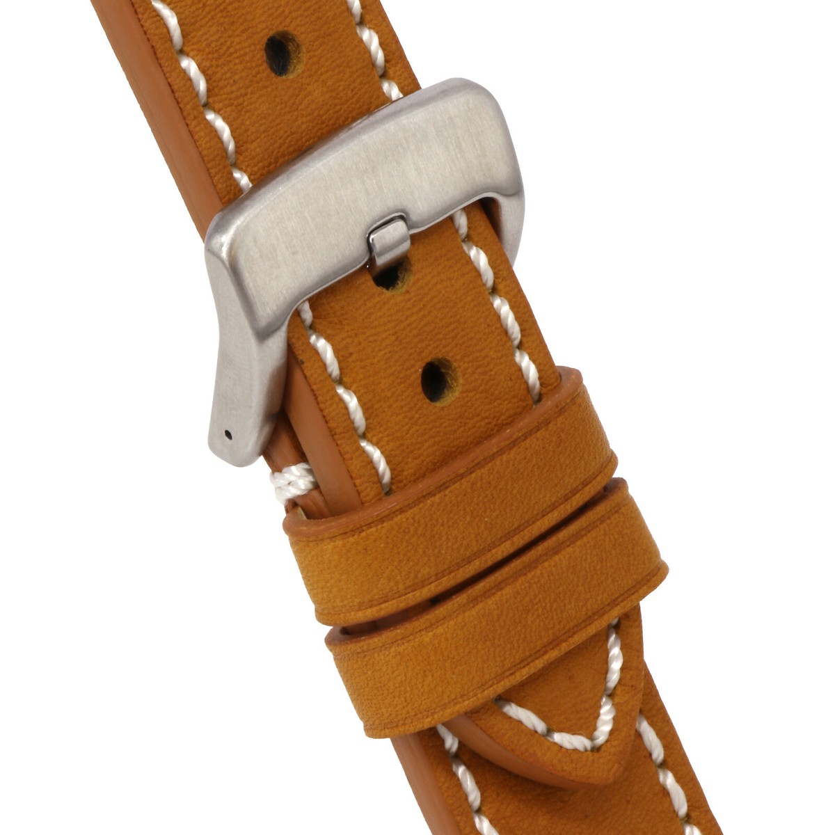Bracelet De Montre Cuir VEAU Marron 26 Mm – Pour Boucle INVICTA (Neuf, Sans Boîte)