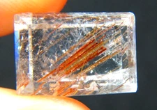 IP-2 Rutilated Quartz 27.53ct 18x12x12mm Golden needles Free Form