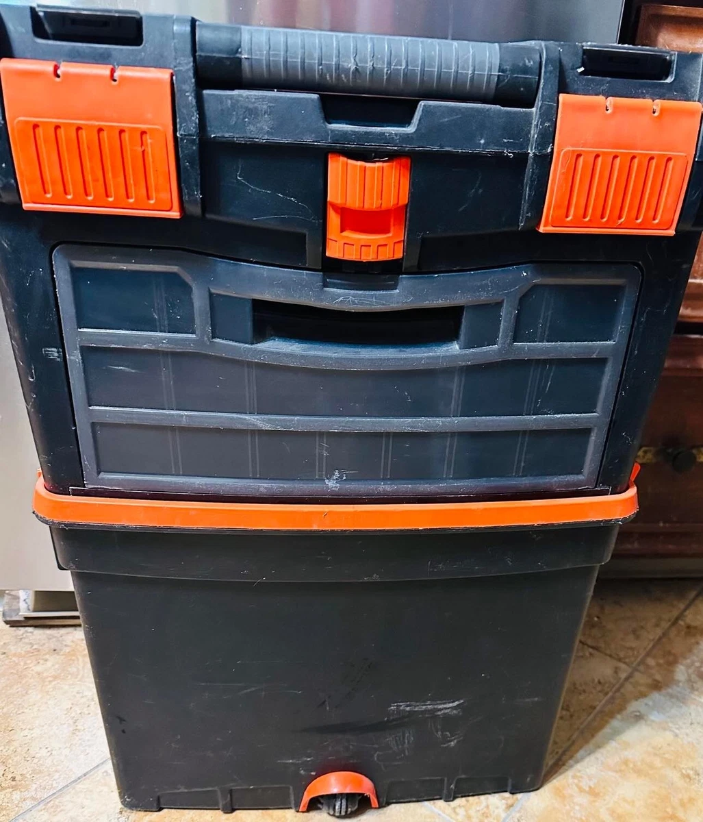 Black and decker tool box on wheels online