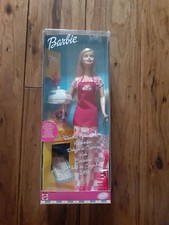 Barbie baking fun Mattel 52639 with mixer-bowl-baking sheet-whisk - J
