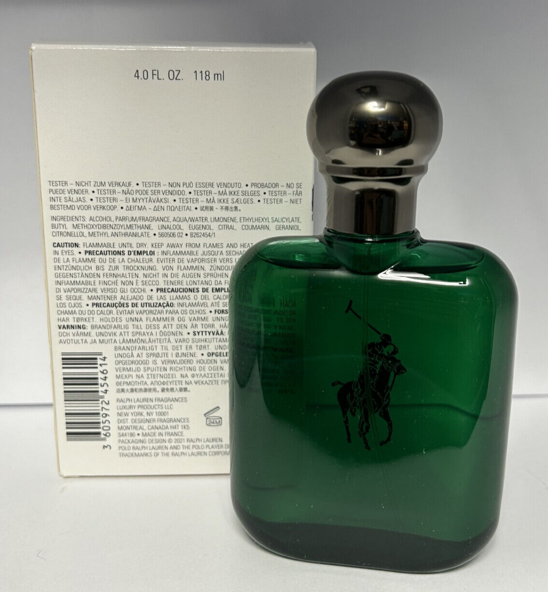 【大きい118 ｍｌ】ラルフローレン ポロ コロン　 グリーン Polo Green Ralph Lauren Cologne Intense Spray For Men 118ml