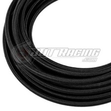 AN20 20AN Black Nylon Braided Stainless Steel Hose HIGH QUALITY 10FT Feet Length