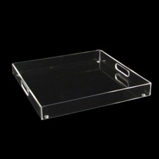 Acrylglas TABLETT, mit Rand und Griffmulden hochwertig super Qualität NEU (1479)