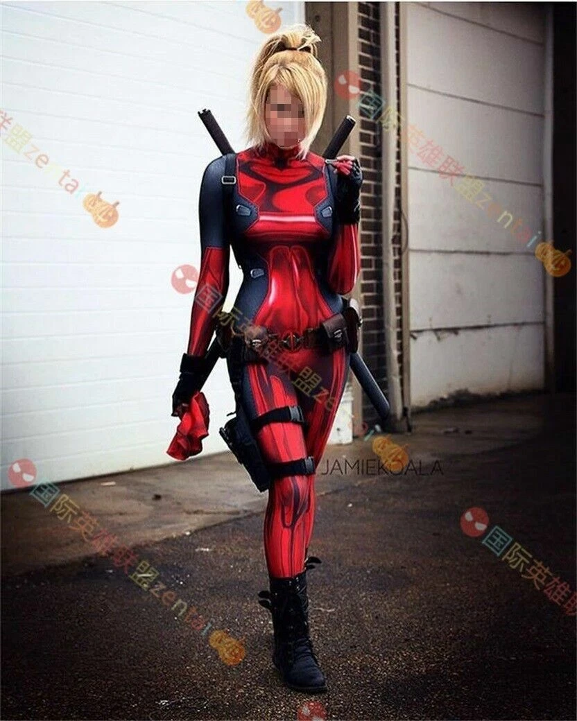 Женский костюм дэд пул. Косплей женский дэдпул. Костюмы для косплея дэдпул. Костюмы марвел. Костюм супергероя женский.