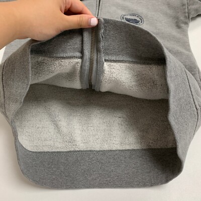 Vans Hoodie Women XS Gray Triple Crown Surfing Full Zip