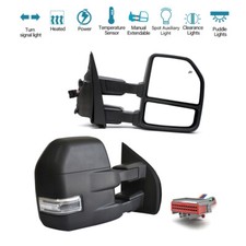 Tow Mirrors Power Heated For 2015 2016 2017 2018 2019 2020 Ford F-150 LH RH Side