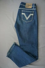Vigoss Studio Medium Wash Boot Cut Stretch Denim Jeans Women's Size 7/8 , 29