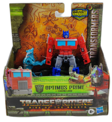 Hasbro F4612 Transformers Figur Optimus Prime und Chainclaw NEU OVP