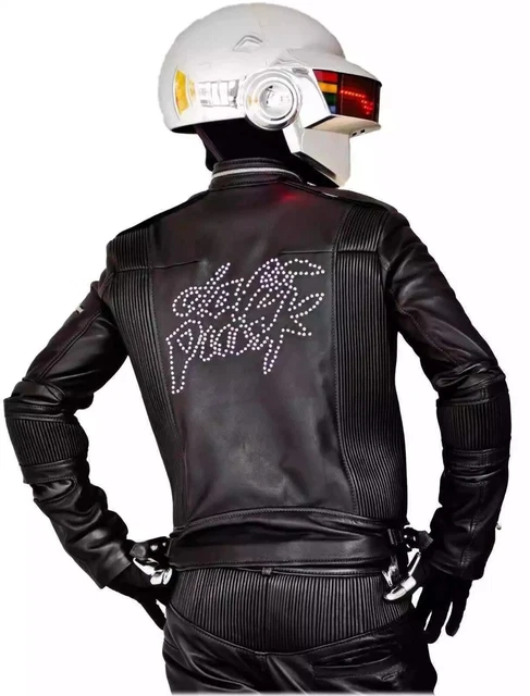 Veste en cuir noir Daft Punk - BNWT