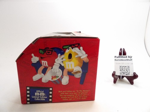 M&M's At The Movies In 3D Candy Dispenser Limited Edition New: Open Box NO Candy - Picture 4 of 6