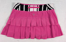 Lululemon Pace Setter Skirt Womens sz 6 Pink Lined Athletic