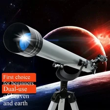 900*60 Refractor Space Astronomical Telescope w/Phone Adapter 3 Eyepieces & 675X