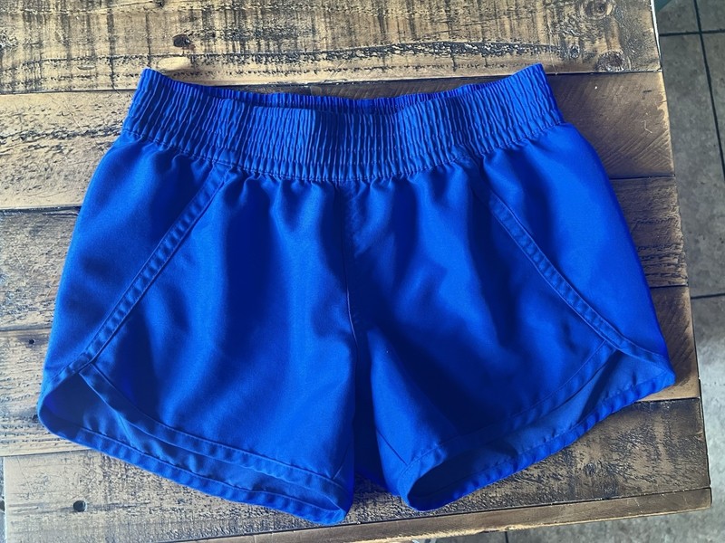 Girls OP Blue Athletic Shorts Siza Large 10/12