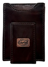 Florida Gators Leather Money Clip Front Pocket Wallet by Enmon-New in Tin