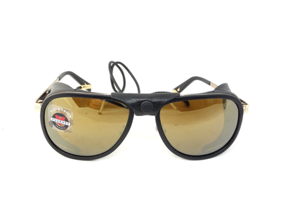 VUARNET VL 1315 0008 2124 GLACIER SUNGLASSES PURE BROWN GOLD FLASH