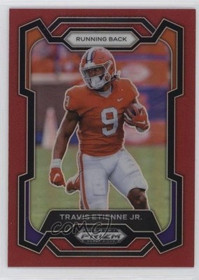 2024 Panini Prizm Draft Picks Red Prizm 103/299 Travis Etienne Jr #59 1j2b