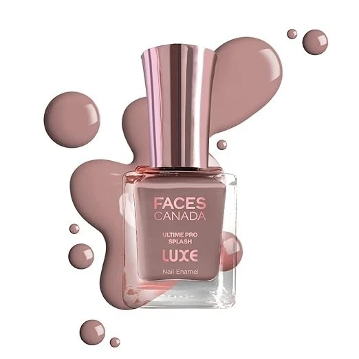 FACESCANADA Ultime Pro Splash Luxe Nail Polish - Salted Caramel (L12), 12ml | Gl