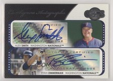 2008 Topps Co-Signers Co-Signers Auto Alex Smith Ryan Zimmerman #CS-SZ Auto r7d
