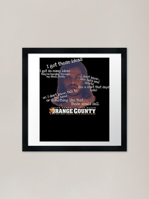 I got these ideas Orange County Fra Framed Wall Art Poster Canvas Print Picture