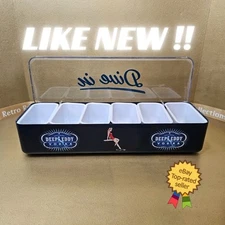 Deep Eddy Vodka Retro Cocktail Condiment Tray/Station Organizer Bar Party Decor