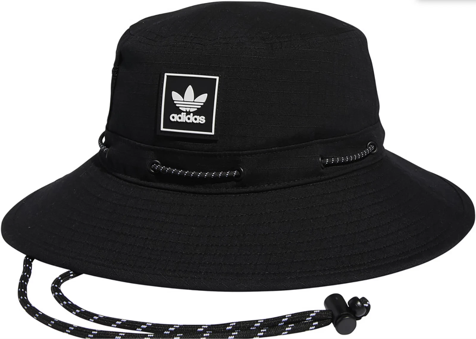 ADIDAS BLACK UTILITY 3.0 BOONIE HAT ADJUSTABLE CAMPING FISHING BUCKET STYLE- OS