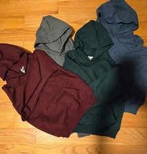 Bundle Pack of 4  Hanes EcoSmart Kids daily Hoodie YXS 4-5 