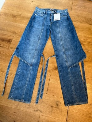 KENZO Men s Blue Medium Wash Straight-Leg Denim Jeans