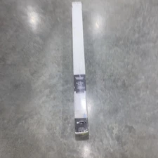 White Cordless Premium Faux Wood Blinds with 2.5 In. Slats - 47 In. W X 64 In. L