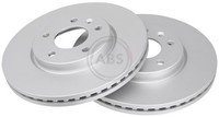 2X Bremsscheibe Beschichtet A.B.S. 18032 FüR GTC Opel Astra Chevrolet P12 Zafira