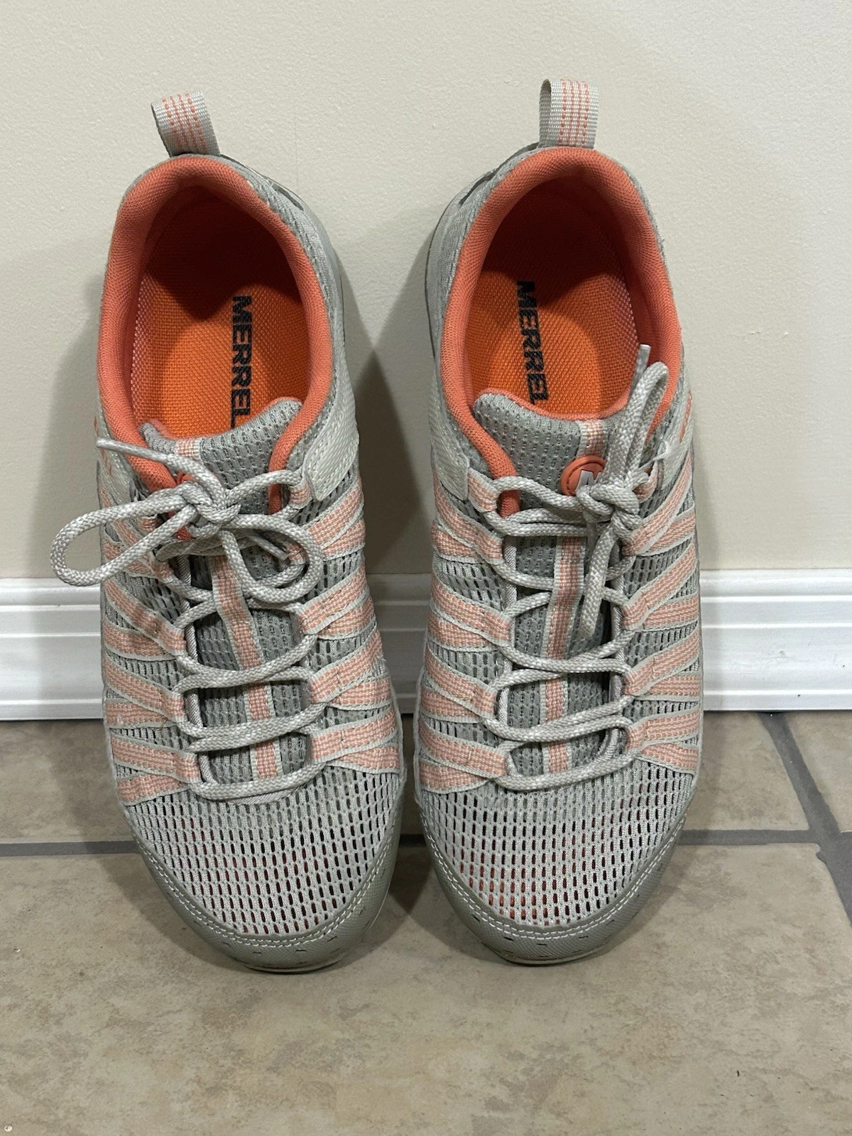 Merrell Hymist Women's Hiking Shoes Size 8 Silver Coral J276556C