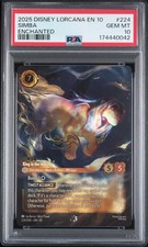 2025 DISNEY LORCANA EN 10-ENCHANTED #224 SIMBA KING IN THE MAKING PSA 10