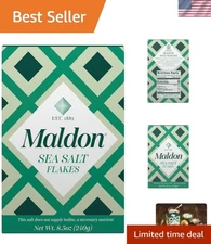 Natural Sea Salt Flakes - 8.5 oz Pyramid Crystals for Culinary Artistry