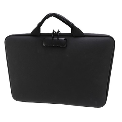 Fireproof File Organizer With Lock EVA Hard Shell Document Box Portable Safe SET