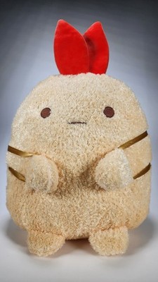 Sumikkogurashi Ebi Furai No Shippo Plush w/ Backpack 16'' San-X Kawaii w/ Tags