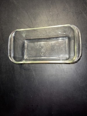 Pyrex 213 R Clear Glass 1.5 Qt Loaf Pan Baking Dish No Lid 8.5x4.5x2.5''