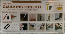 REALINN Grout & Caulk Removal Kit & Caulking Tools