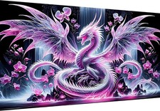 Ekuxom Large Diamond Art Kits for Adults- Large Dragon Diamond Painting Kits for