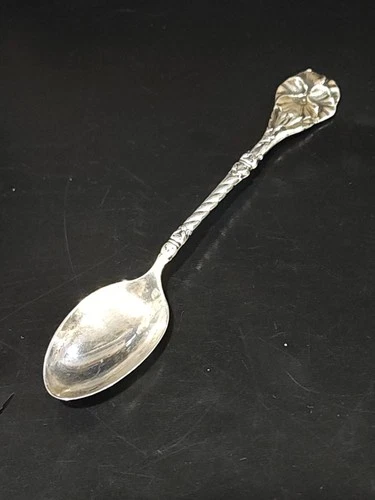 Reed & Barton Harlequin PANSY 4" Demitasse Spoon Sterling Silver