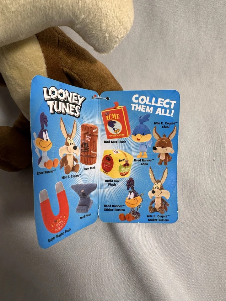 Peluche Toy Factory Wile E. Coyote 10” Looney Tunes peluche con etiquetas Foto 2 de 4