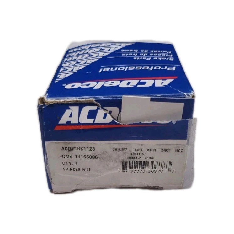 Adelco Front Spindle Nut 18K1128/ New Open Box - Image 2 of 4