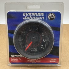 New Oem Omc Johnson Evinrude Tech Tachometer 5 6 10 Pulse 174985 0174985