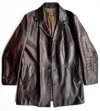 Lee Trevor Leather Jacket (Leather Coat Blazer) Lederjacke Ledermantel M Medium